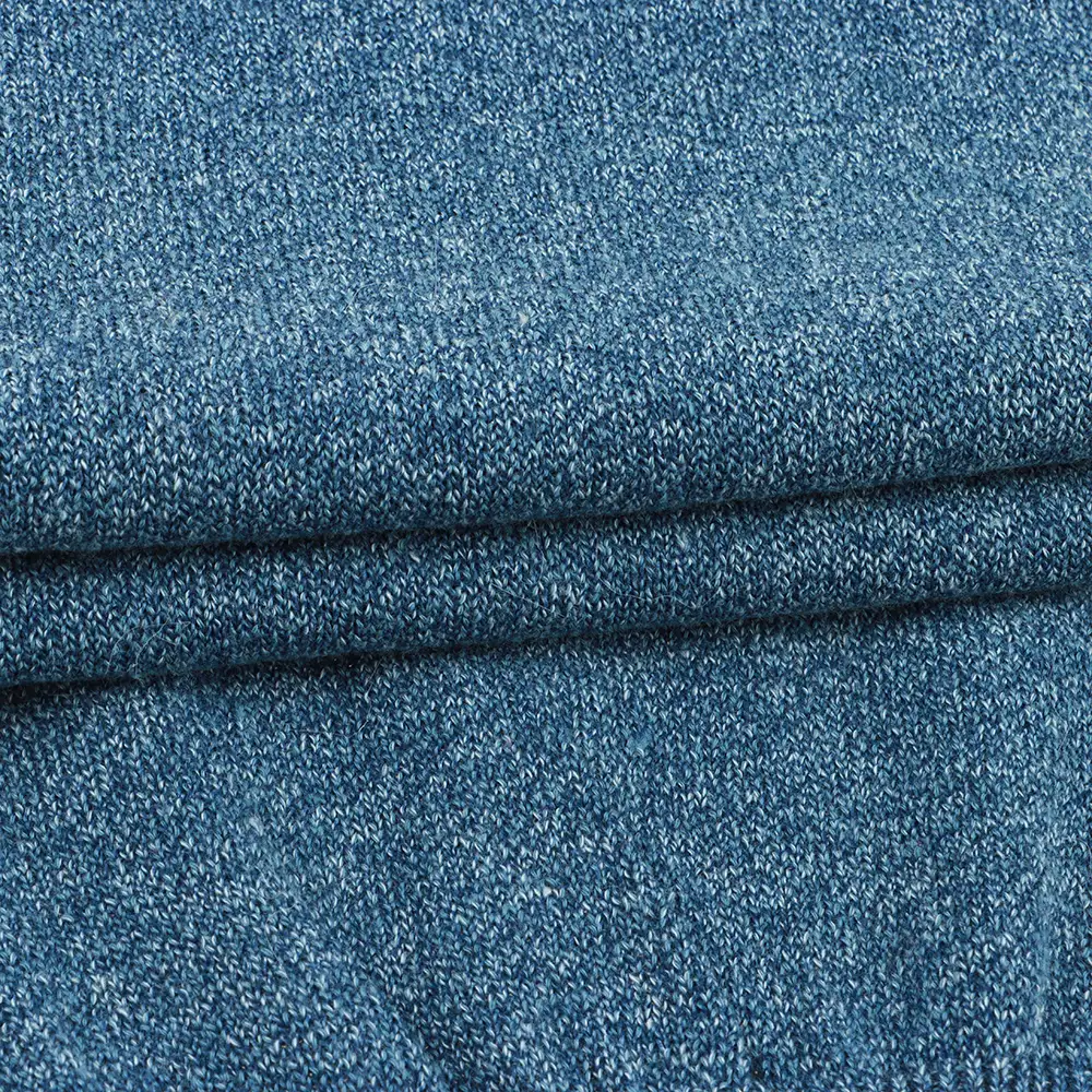 China Yarn for Half-Zipper Cardigan (Sweater),Knitted Trousers (Sweater),Knitted Jacket (Sweater) Double Twist Spun Regular Yarn Cotton Nylon BLUE DENIM color buy from China wholesaler bulk order at wholesale price free worldwide shipping Alibaba