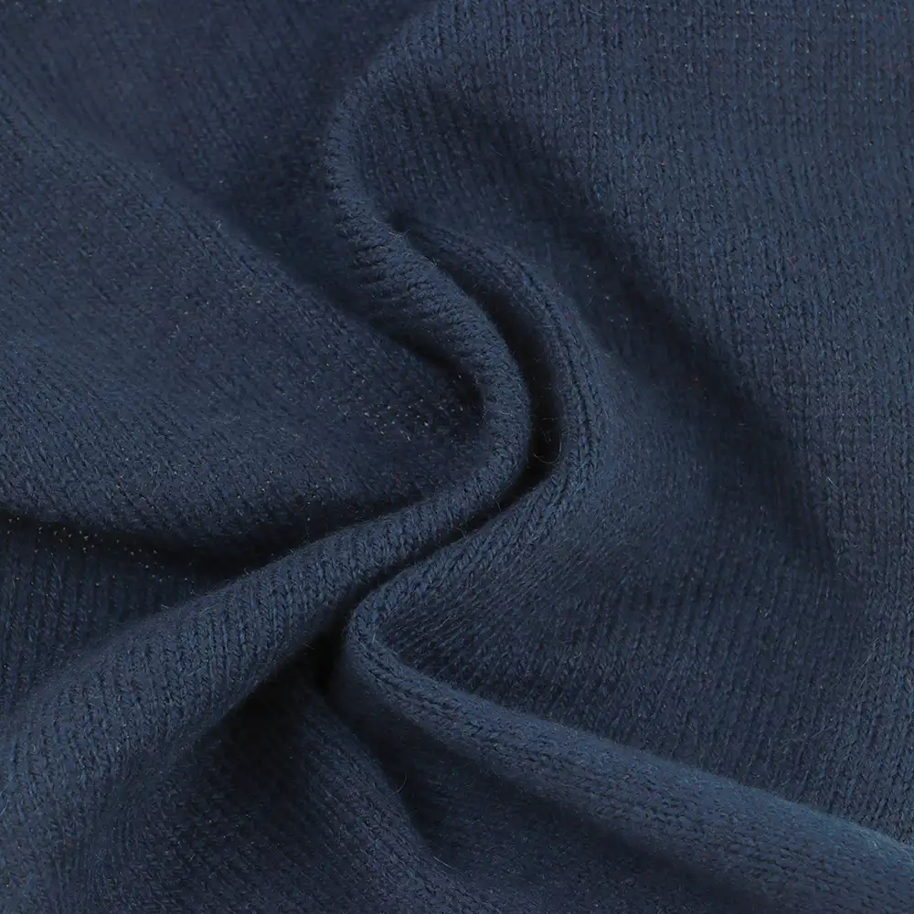 China Yarn for Open Cardigan (Sweater),Hoodie  (Sweater),Round Neck Pullover (Sweater) Semi-Worsted Spun Regular Yarn Cotton Cashmere BLUE color buy from China wholesaler bulk order at wholesale price free worldwide shipping Alibaba