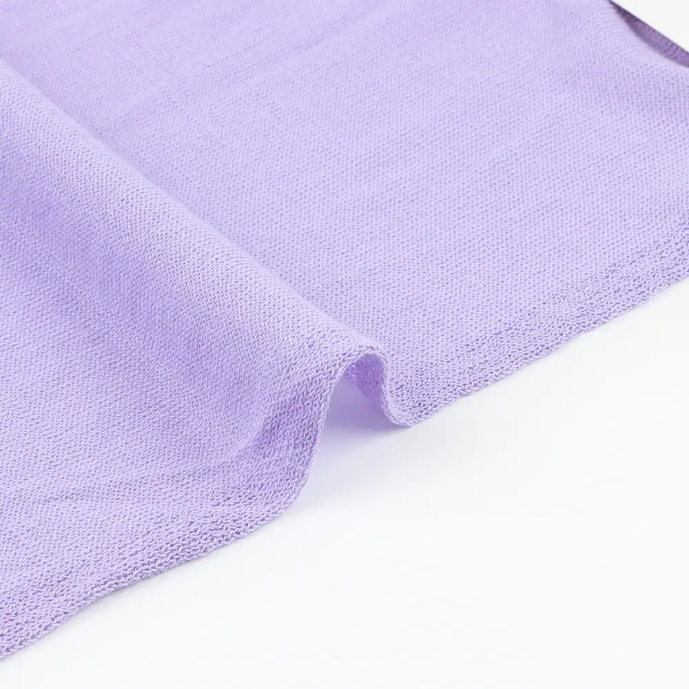 China Yarn for Hoodie  (Sweater),Polo T-shirt (Sweater), Shirt Long Sleeve Button (Sweater) Worsted Spun Regular Yarn BCI Cotton Eco Vero Viscose LIGHT PURPLE color buy from China wholesaler bulk order at wholesale price free worldwide shipping Alibaba