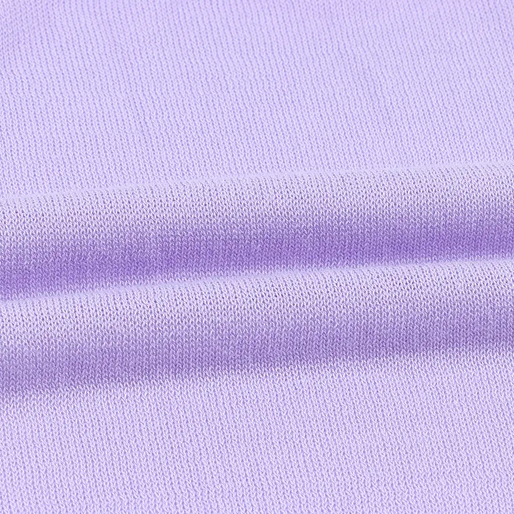 China Yarn for Hoodie  (Sweater),Polo T-shirt (Sweater), Shirt Long Sleeve Button (Sweater) Worsted Spun Regular Yarn BCI Cotton Eco Vero Viscose LIGHT PURPLE color buy from China wholesaler bulk order at wholesale price free worldwide shipping Alibaba