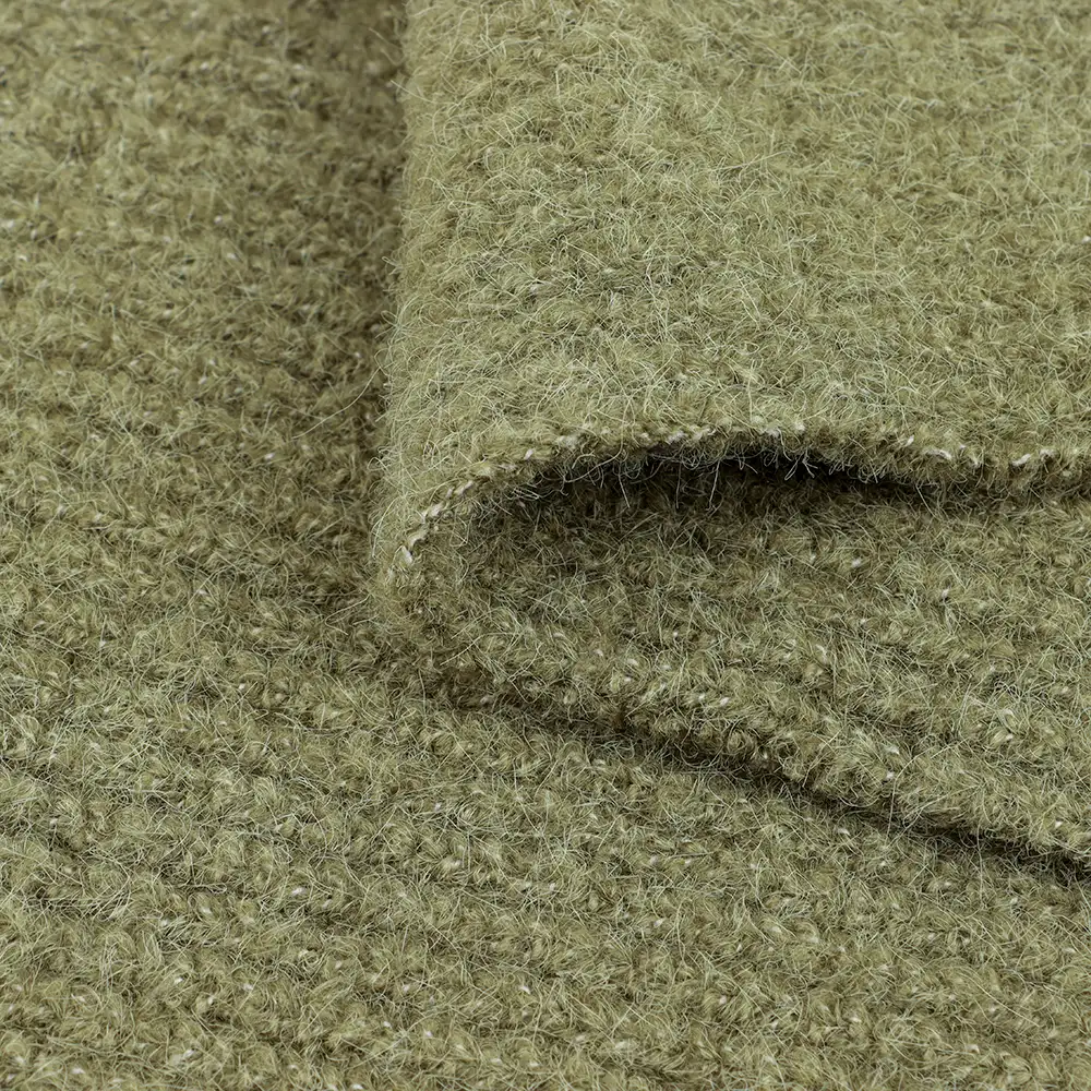 China Yarn for Half-Zipper Cardigan (Sweater),Knitted Trousers (Sweater),Knitted Jacket (Sweater) Mossy Yarn Fancy Yarn Polyester Spandex green color buy from China wholesaler bulk order at wholesale price free worldwide shipping Alibaba