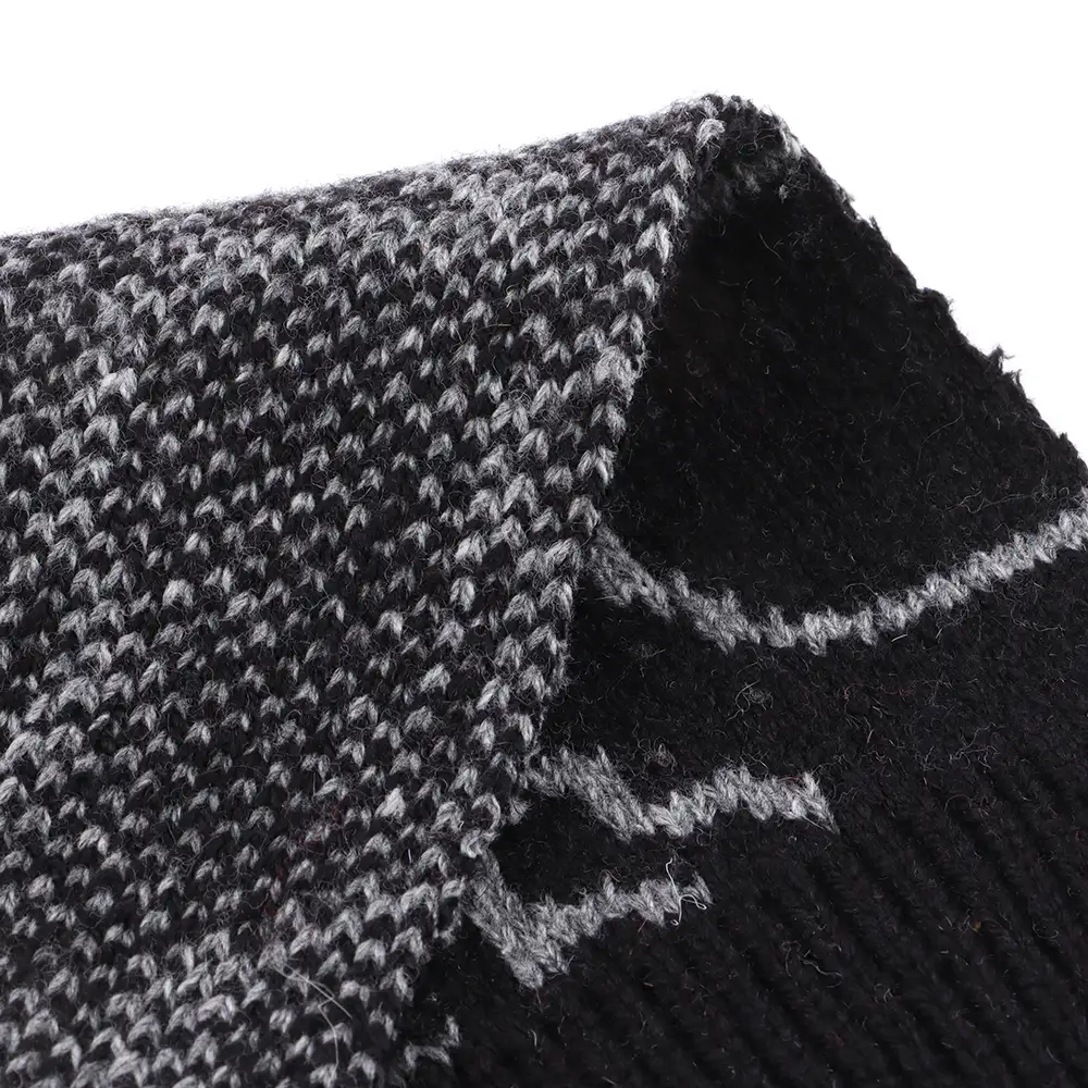 China Yarn for Knitted Jacket (Sweater),Hoodie  (Sweater),Half-Zipper Cardigan (Sweater) Woollen Spun Regular Yarn Cotton Nylon Wool BLACK+GRAY color buy from China wholesaler bulk order at wholesale price free worldwide shipping Alibaba