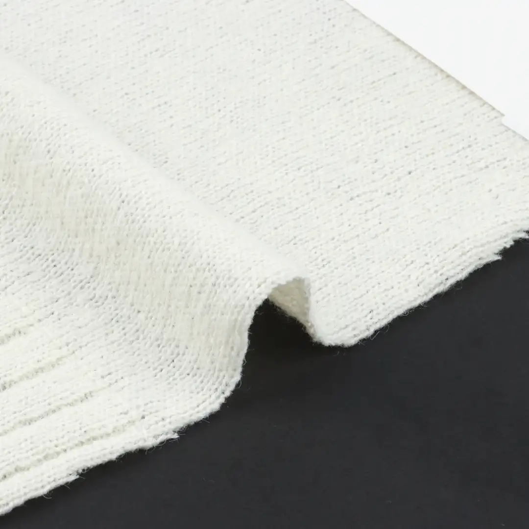 China Yarn for Open Cardigan (Sweater),Hoodie  (Sweater),Round Neck Pullover (Sweater) Mossy Yarn Fancy Yarn Nylon Acrylic Wool white color buy from China wholesaler bulk order at wholesale price free worldwide shipping Alibaba