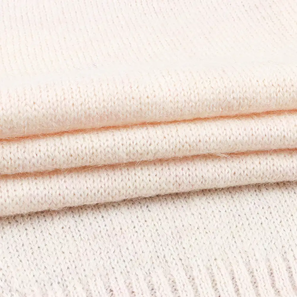 China Yarn for Half-Zipper Cardigan (Sweater),Knitted Trousers (Sweater),Knitted Jacket (Sweater) Mossy Yarn Fancy Yarn Recycled Polyester RWS Wool Alpaca Recycled Nylon CREAM color buy from China wholesaler bulk order at wholesale price free worldwide shipping Alibaba