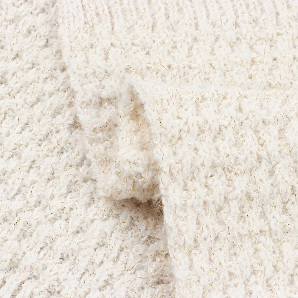 China Yarn for Dresses (Cardigan Open) (Sweater),Crop Top Pullover (Sweater) Mossy Yarn Fancy Yarn Polyester Elastane WHITE color buy from China wholesaler bulk order at wholesale price free worldwide shipping Alibaba