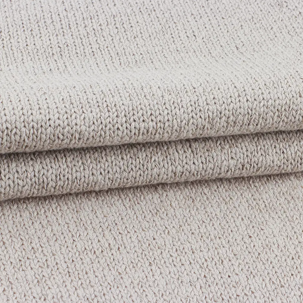 China Yarn for Dresses (Cardigan Open) (Sweater),Crop Top Pullover (Sweater) Flat Tape Yarn Fancy Yarn Recycled Polyester Recycled Cotton Recycled Nylon LIGHT BEIGE color buy from China wholesaler bulk order at wholesale price free worldwide shipping Alibaba