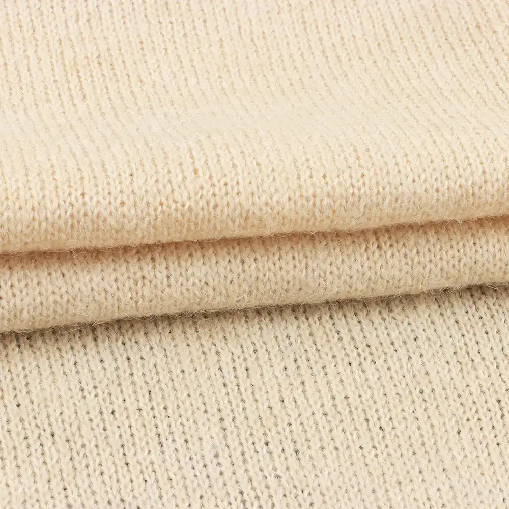 China Yarn for Polo T-shirt (Sweater),Crew Neck Pullover (Sweater),Half-Zipper Cardigan (Sweater) Mossy Yarn Fancy Yarn Recycled Polyester CREAM color buy from China wholesaler bulk order at wholesale price free worldwide shipping Alibaba