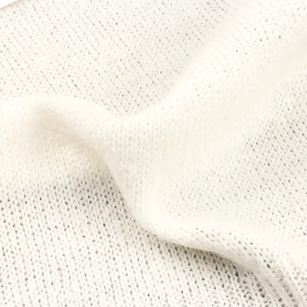 China Yarn for Polo T-shirt (Sweater),Crew Neck Pullover (Sweater),Half-Zipper Cardigan (Sweater) Mossy Yarn Fancy Yarn Polyester White color buy from China wholesaler bulk order at wholesale price free worldwide shipping Alibaba