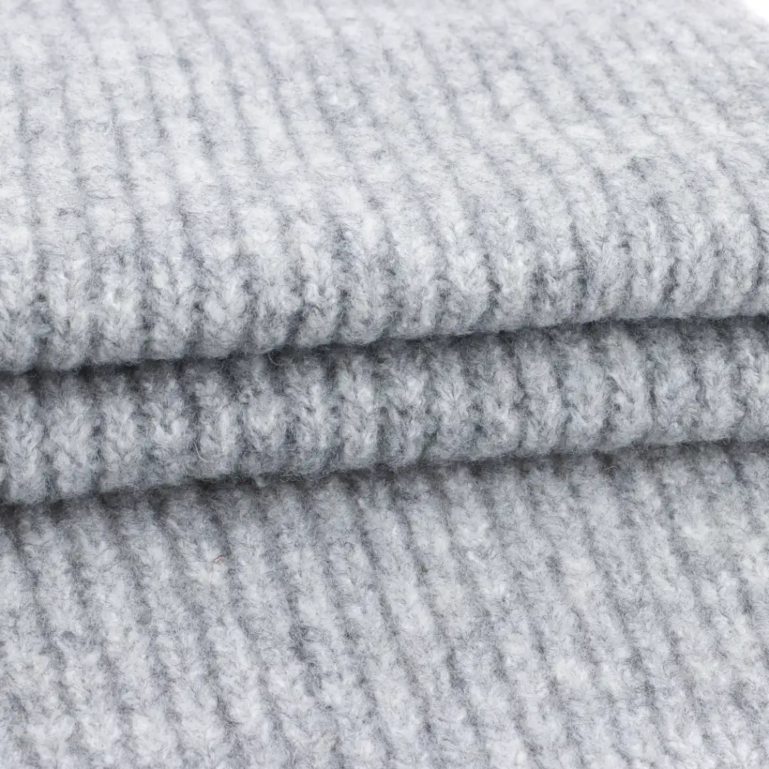 China Yarn for Open Cardigan (Sweater),Hoodie  (Sweater),Round Neck Pullover (Sweater) Mossy Yarn Fancy Yarn Recycled Polyester Acrylic Wool Spandex grey color buy from China wholesaler bulk order at wholesale price free worldwide shipping Alibaba