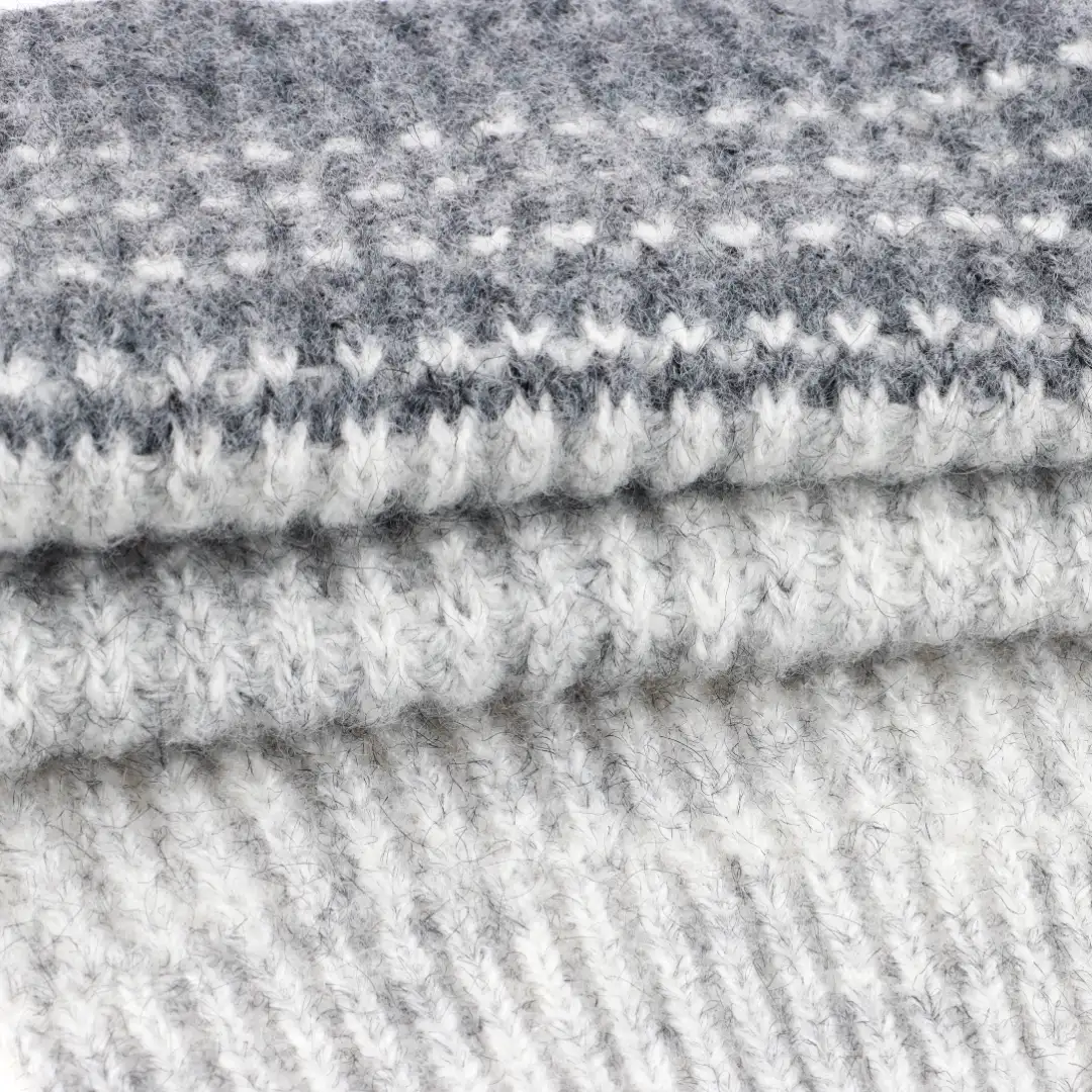 China Yarn for Polo T-shirt (Sweater),Crew Neck Pullover (Sweater),Half-Zipper Cardigan (Sweater) Mossy Yarn Fancy Yarn Recycled Polyester Polyester Acrylic Wool Spandex grey color buy from China wholesaler bulk order at wholesale price free worldwide shipping Alibaba