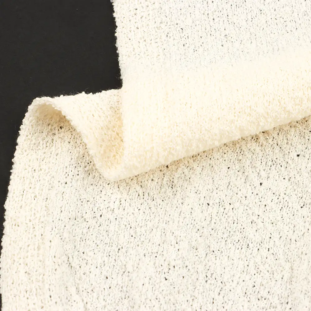 China Yarn for Hoodie  (Sweater),Polo T-shirt (Sweater), Shirt Long Sleeve Button (Sweater) Ring Spun Regular Yarn Organic Cotton Recycled Nylon WHITE-APRICOT color buy from China wholesaler bulk order at wholesale price free worldwide shipping Alibaba