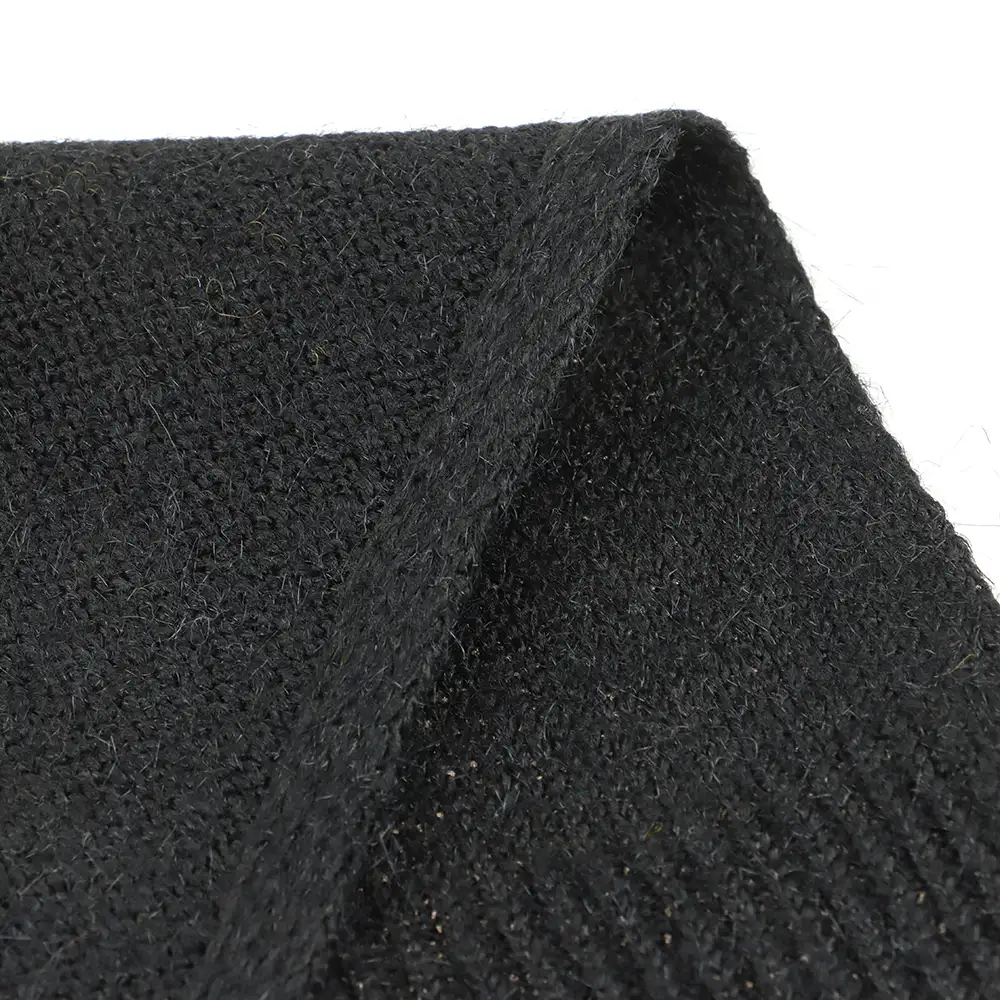 China Yarn for Half-Zipper Cardigan (Sweater),Knitted Trousers (Sweater),Knitted Jacket (Sweater) Mossy Yarn Fancy Yarn Polyester Wool Spandex Acrylic BLACK/WHITE/CAMEL/BROWN color buy from China wholesaler bulk order at wholesale price free worldwide shipping Alibaba