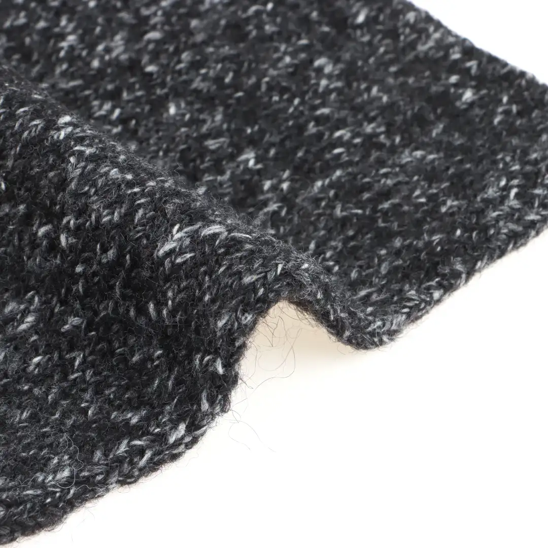 China Yarn for Polo T-shirt (Sweater),Crew Neck Pullover (Sweater),Half-Zipper Cardigan (Sweater) Mossy Yarn Fancy Yarn Acrylic Recycled Polyester Polyester Cotton Spandex Wool BLACK color buy from China wholesaler bulk order at wholesale price free worldwide shipping Alibaba