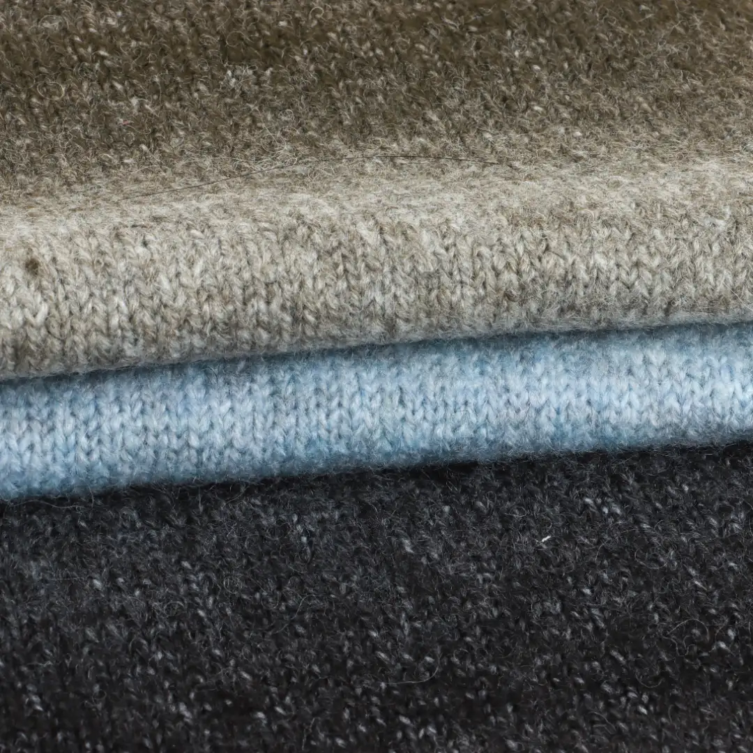 China Yarn for Dresses (Cardigan Button) (Sweater),Ladies Vest (Sweater)  Mossy Yarn Fancy Yarn Acrylic Recycled Polyester Wool Spandex SKY BLUE+GRAYISH BLUE+BROWN color buy from China wholesaler bulk order at wholesale price free worldwide shipping Alibaba