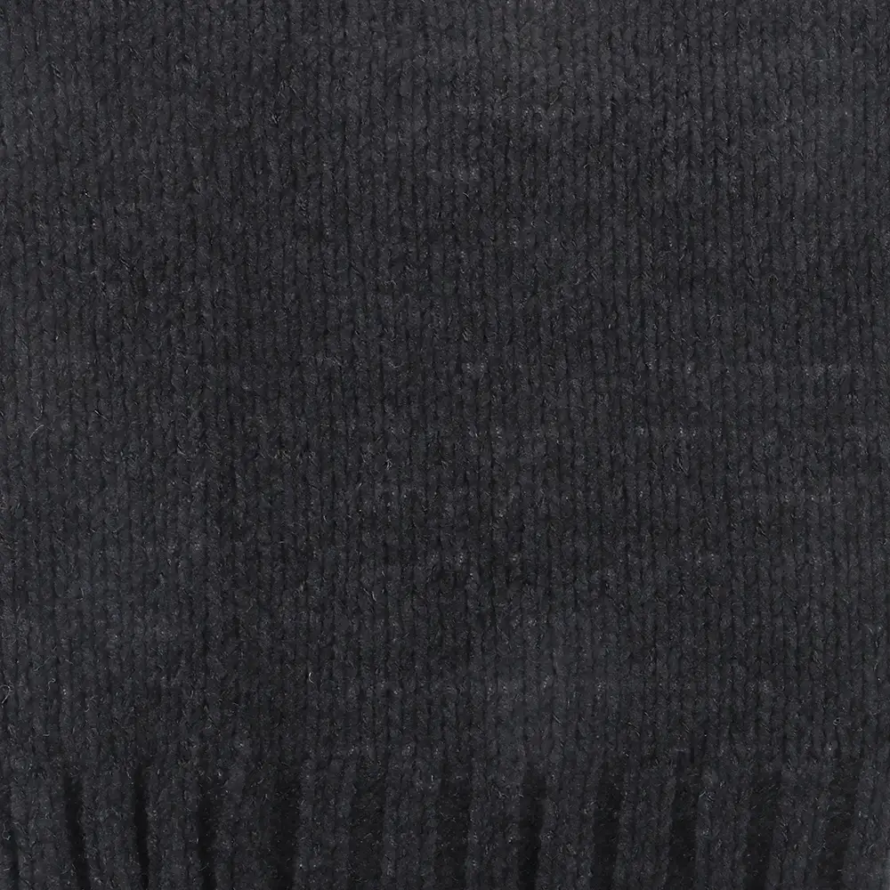 China Yarn for Dresses (Cardigan Open) (Sweater),Crop Top Pullover (Sweater) Shiny Chenille Fancy Yarn Polyester black color buy from China wholesaler bulk order at wholesale price free worldwide shipping Alibaba