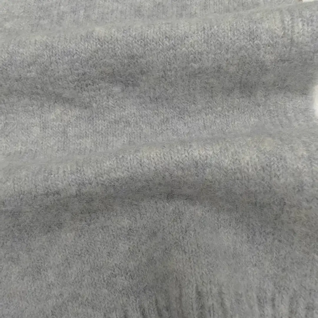 China Yarn for Open Cardigan (Sweater),Full-Zipper Cardigan (Sweater),Half-Zipper Cardigan (Sweater),Shirt Long Sleeve Button (Sweater) Mossy Yarn Fancy Yarn Recycled Polyester Wool Nylon Spandex Gray color buy from China wholesaler bulk order at wholesale price free worldwide shipping Alibaba