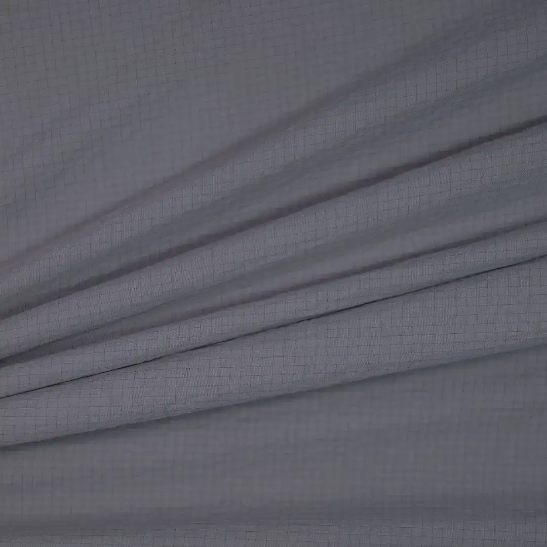 China Fabric for Blouse,Skirt,Down Jacket,Kids Stand Collar Down Jacket Nylon Taffeta Synthetic Woven Fabric Nylon grey color buy from China wholesaler bulk order at wholesale price free worldwide shipping Alibaba