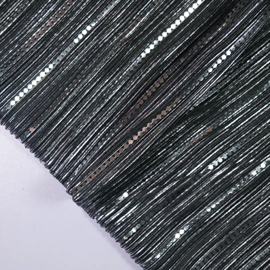 China Fabric for Pants,Skirt,Interlining Poly Mesh schiffli Knit Fabric Polyester black color buy from China wholesaler bulk order at wholesale price free worldwide shipping Alibaba