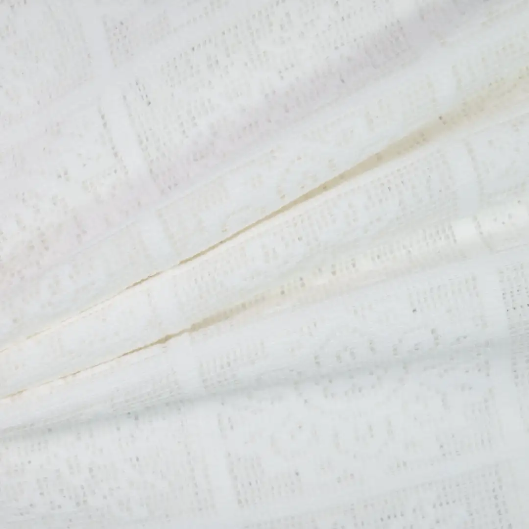 China Fabric for Shirt,Blouse,Crop Top,Skirt Mesh Knit Fabric Polyester white color buy from China wholesaler bulk order at wholesale price free worldwide shipping Alibaba