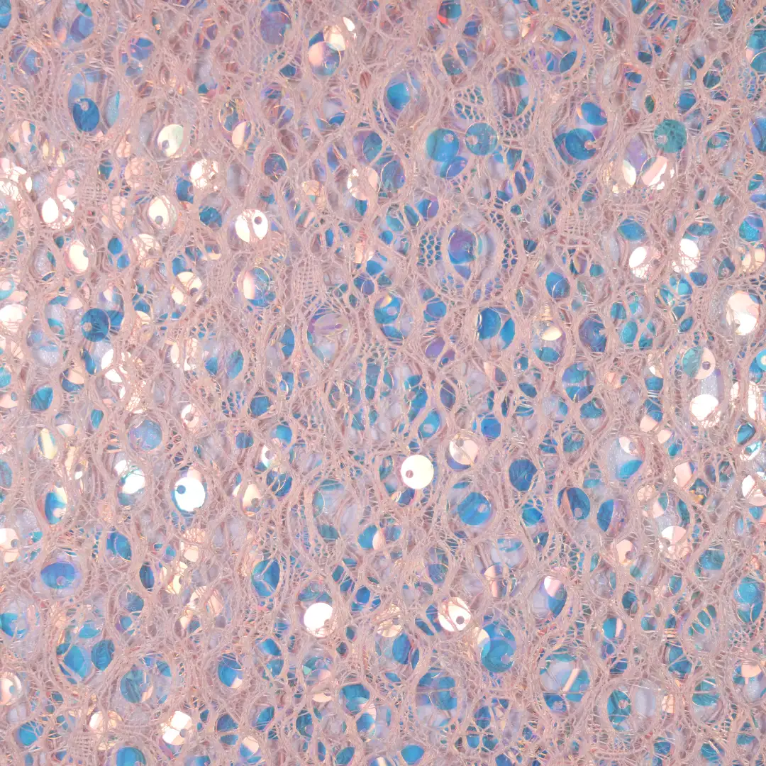 China Fabric for Skirt,Kids Puff Sleeve Tier Dress,Kids Lace Trim Dress Sequined Mesh Fabric Knit Fabric Polyester Pink color buy from China wholesaler bulk order at wholesale price free worldwide shipping Alibaba