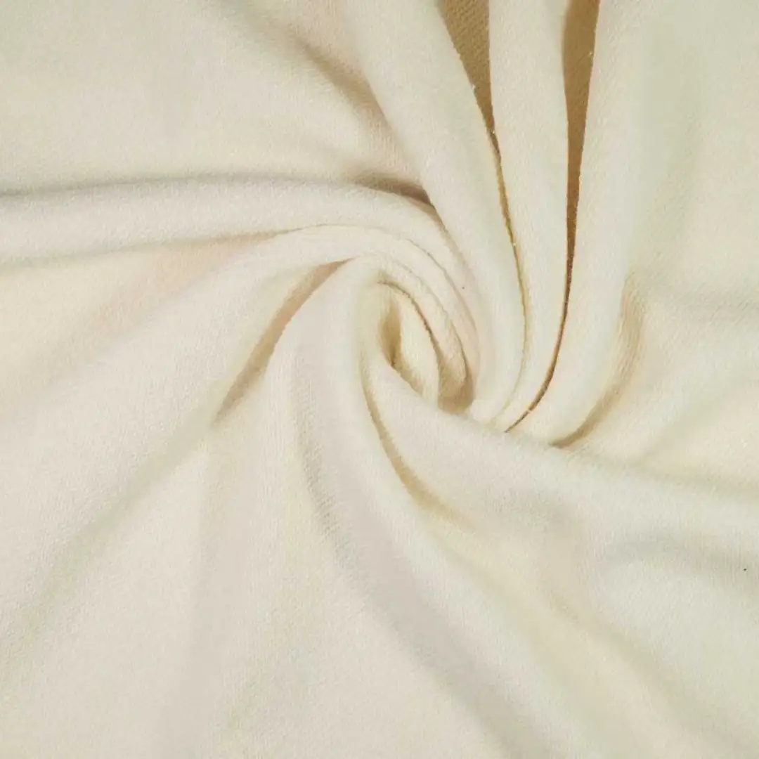 China Fabric for Hoodie,Trench Coat,Overcoat Jacquard Knit Fabric Polyester Cotton white color buy from China wholesaler bulk order at wholesale price free worldwide shipping Alibaba