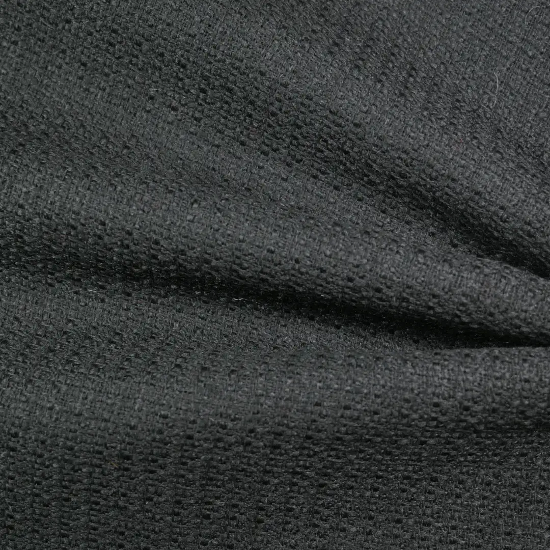 China Fabric for Skirt,Ladies Long Ruffle A-Line Skirt Chanel-Style Fabric Woolen Polyester black color buy from China wholesaler bulk order at wholesale price free worldwide shipping Alibaba