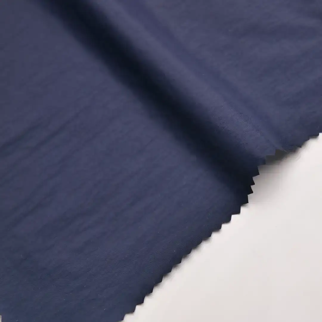 China Fabric for Down Jacket,Rain Coat,Ski Suits Nylon Taslon Synthetic Woven Fabric Nylon Navy color buy from China wholesaler bulk order at wholesale price free worldwide shipping Alibaba