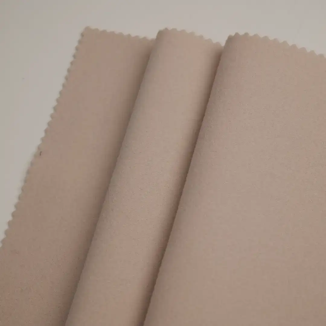 China Fabric for Trench Coat,Overcoat Knit Woolen Fabric Woolen Polyester Solid-Light Khaki color buy from China wholesaler bulk order at wholesale price free worldwide shipping Alibaba