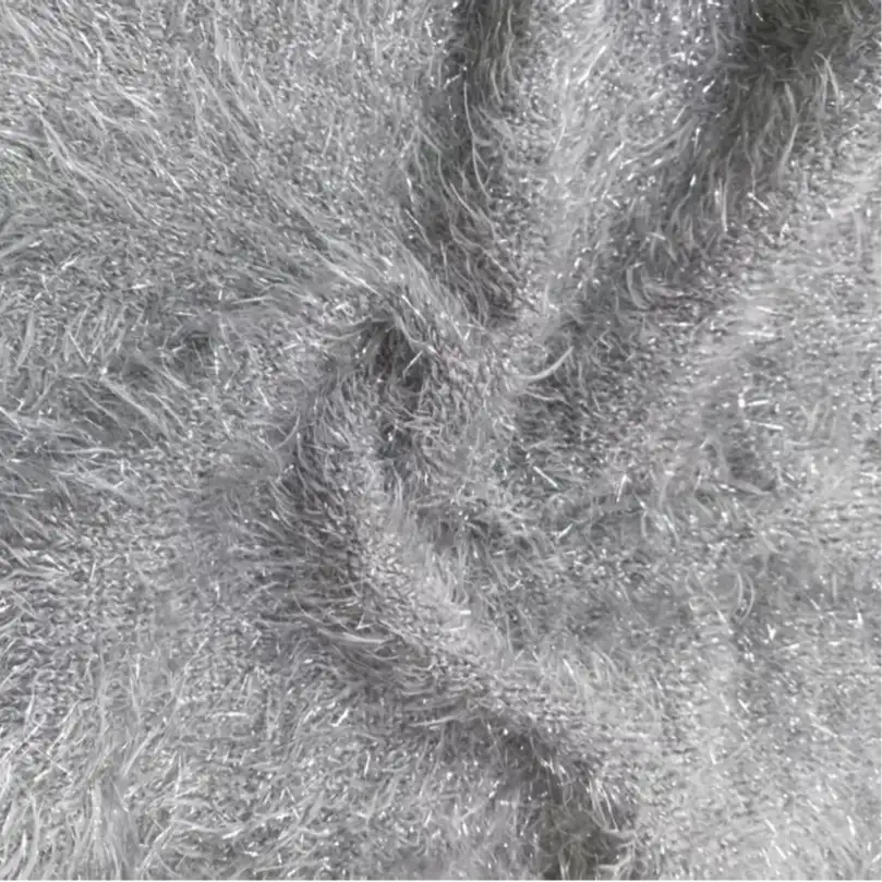 China Yarn for Half-Zipper Cardigan (Sweater),Knitted Jacket (Sweater),Round Neck Pullover (Sweater),Women's Pants (Sweater) Feather Yarn Fancy Yarn Nylon Lurex Grey color buy from China wholesaler bulk order at wholesale price free worldwide shipping Alibaba