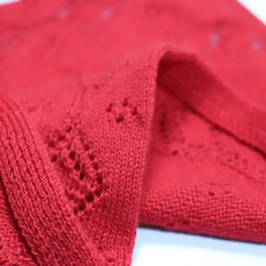 China Yarn for Ladies Vest (Sweater),Round Neck Pullover (Sweater),Crop Top Pullover (Sweater) Semi-Worsted Spun Regular Yarn Cotton Recycled Polyester Red color buy from China wholesaler bulk order at wholesale price free worldwide shipping Alibaba