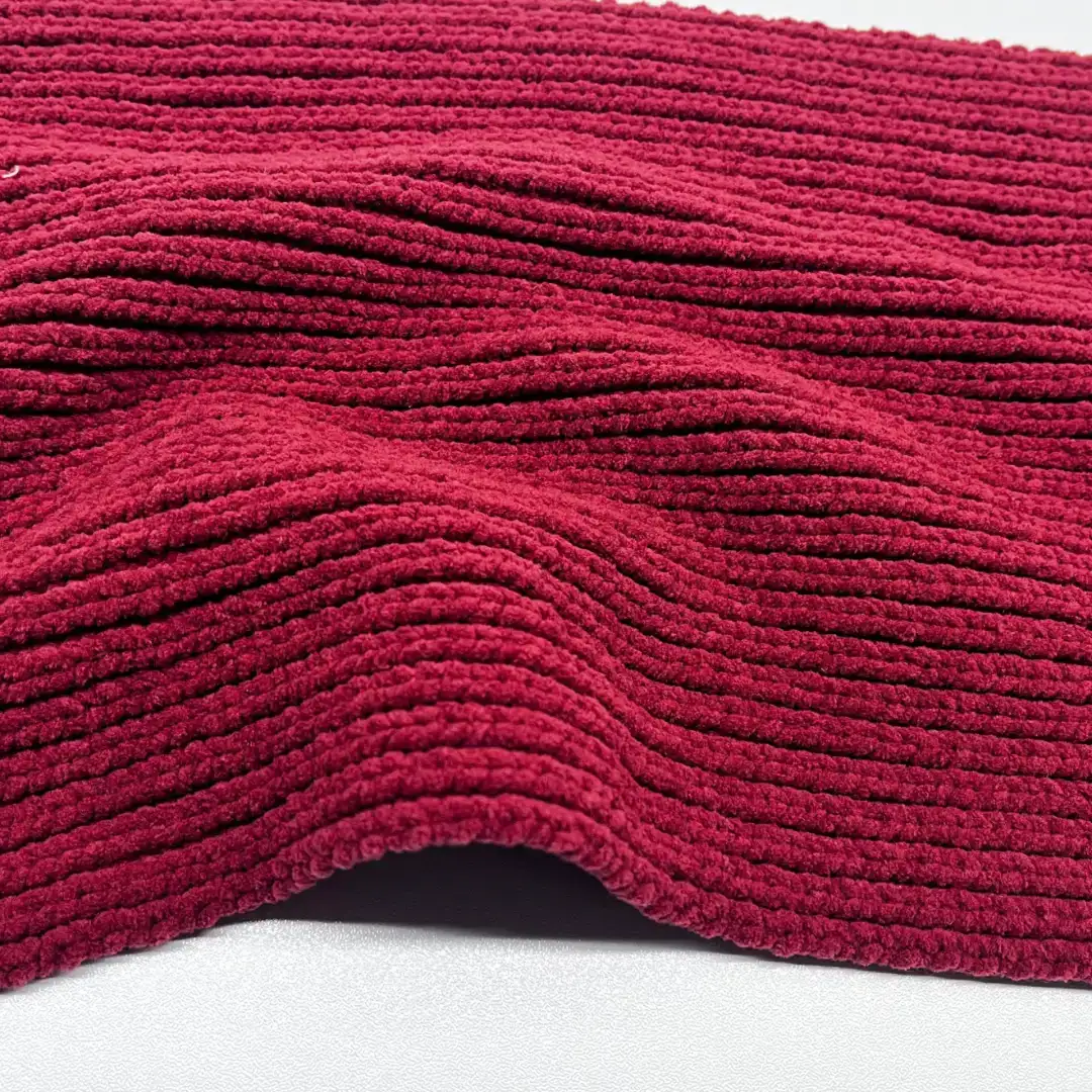 China Yarn for Full-Zipper Cardigan (Sweater),Knitted Jacket (Sweater),Men's Pants (Sweater),Women's Pants (Sweater) Matt Chenille Fancy Yarn Polyester Red color buy from China wholesaler bulk order at wholesale price free worldwide shipping Alibaba