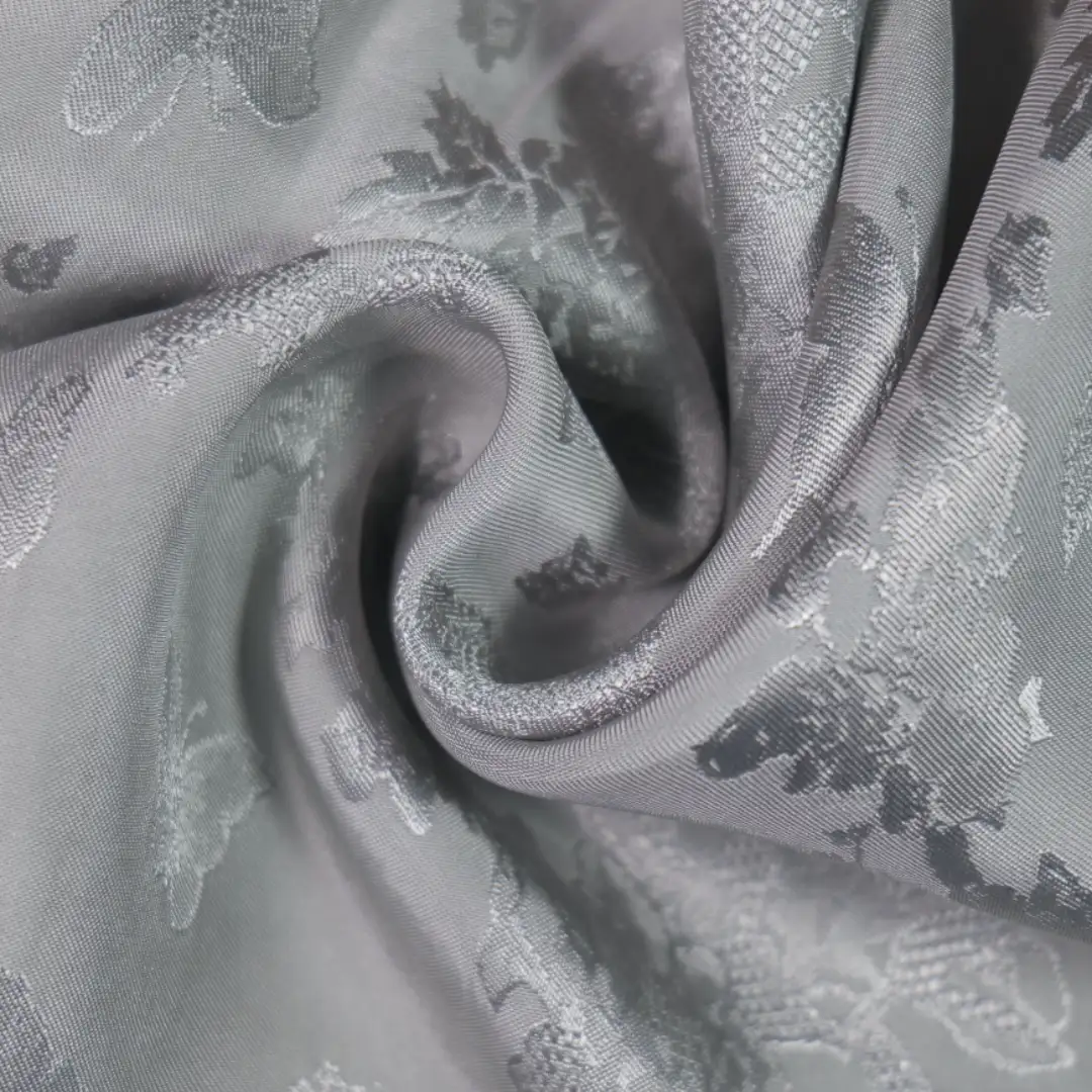 China Fabric for Shirt,Skirt,Backless Beach Dress,Sleeveless Puffy Mini Dress Jacquard Woven Blended Fabric Viscose grey color buy from China wholesaler bulk order at wholesale price free worldwide shipping Alibaba