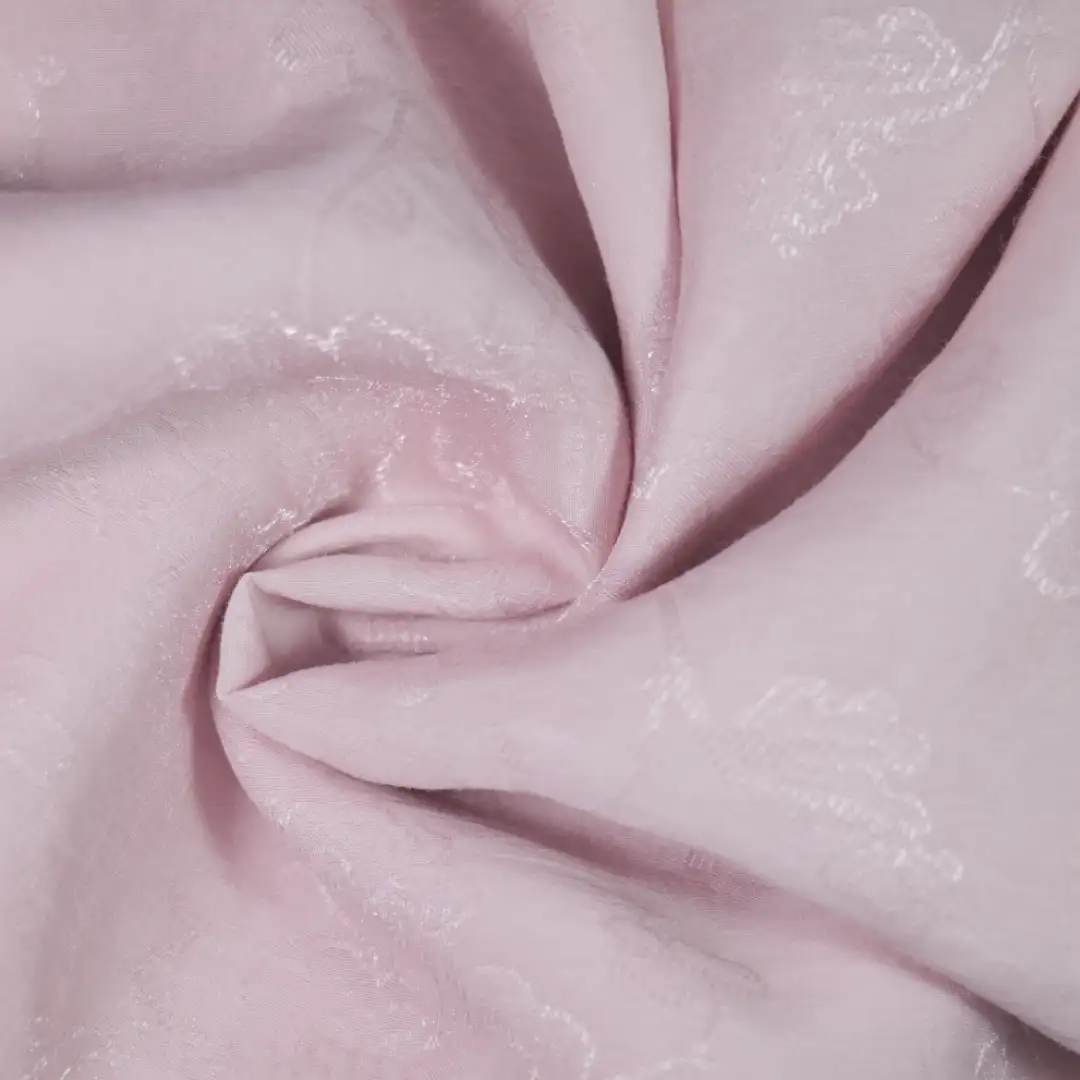 China Fabric for Shirt,Skirt,Kids Puff Sleeve Tier Dress,Backless Beach Dress Jacquard Woven Blended Fabric Polyester Nylon pink color buy from China wholesaler bulk order at wholesale price free worldwide shipping Alibaba