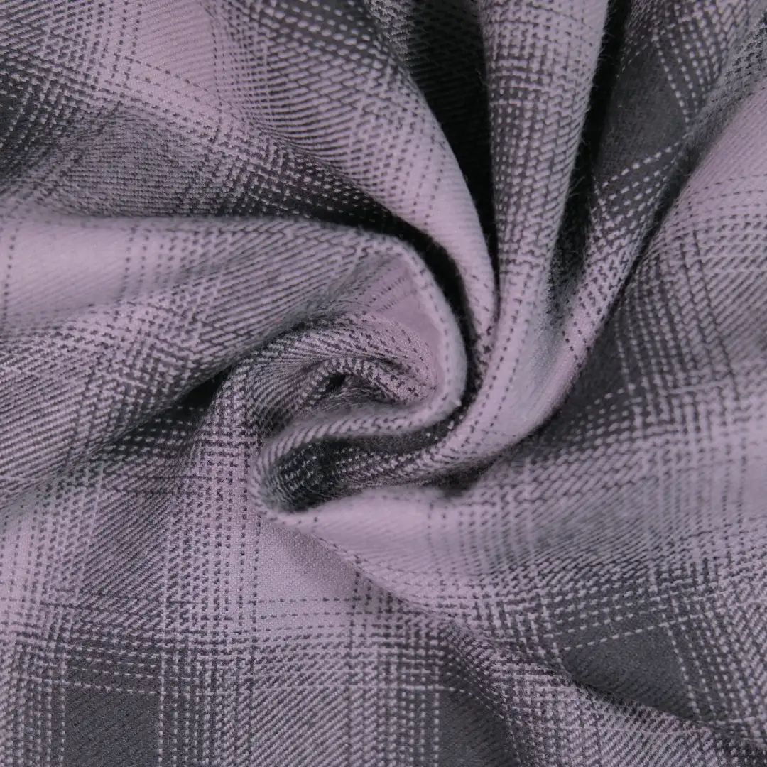 China Fabric for Shirt,Big Pockets Shirt Dress,Button Half-Placket Long Sleeve Shirt Yarn Dyed Check Natural Woven Fabric Cotton grey black color buy from China wholesaler bulk order at wholesale price free worldwide shipping Alibaba