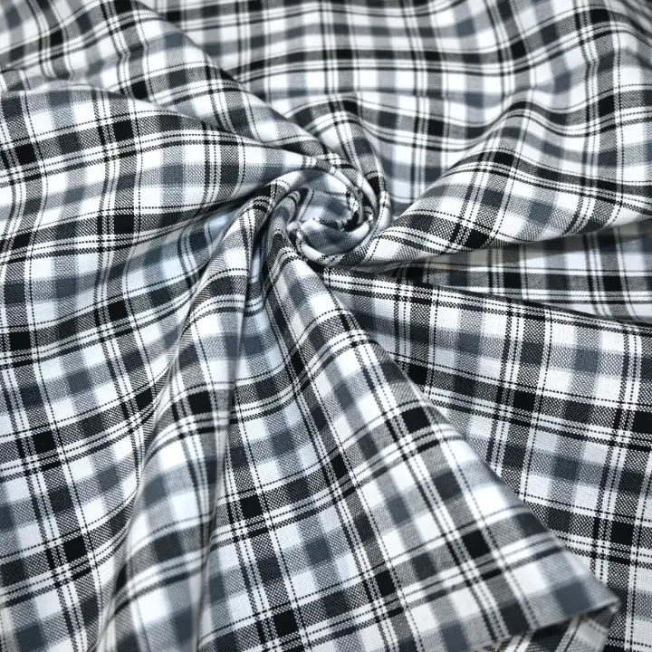 India Fabric for Shirt Cotton YD Twill Natural Woven Fabric Cotton Multi color Check color buy from India wholesaler bulk order at wholesale price free worldwide shipping Alibaba