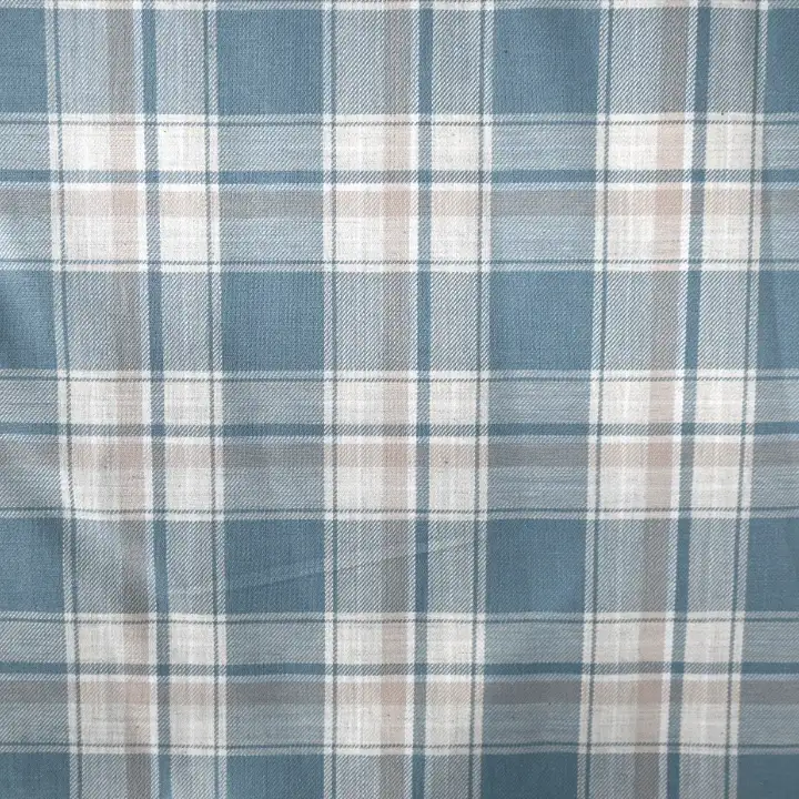 India Fabric for Shirt Cotton YD Twill Natural Woven Fabric Cotton Multi color Check color buy from India wholesaler bulk order at wholesale price free worldwide shipping Alibaba