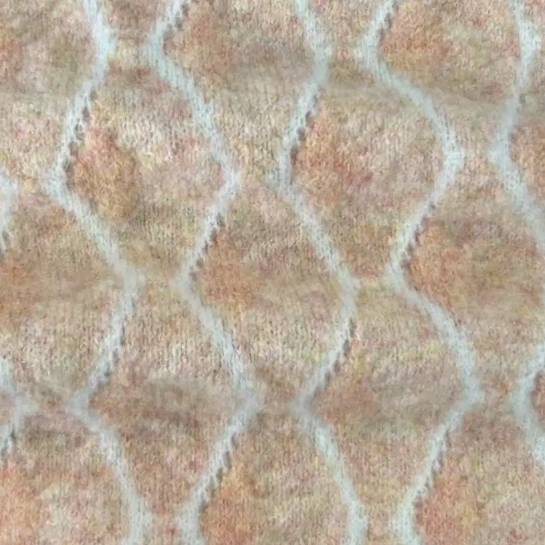 China Yarn for Round Neck Pullover (Sweater),U-Neck Cardigan (Sweater),Kids V-Neck Cardigan (Sweater) Mossy Yarn Fancy Yarn Acrylic Recycled Polyester Spandex Yellow powder color buy from China wholesaler bulk order at wholesale price free worldwide shipping Alibaba