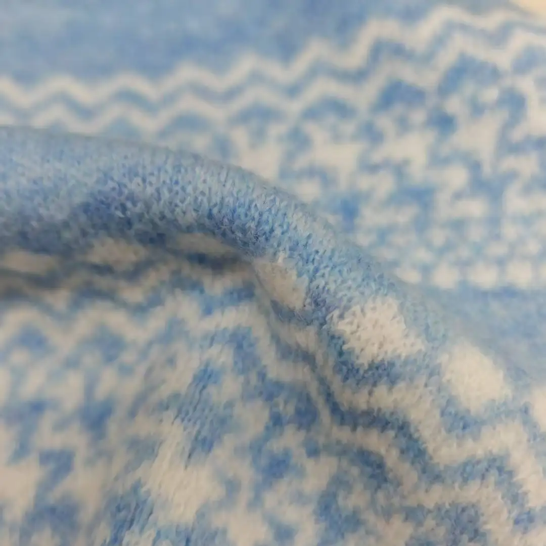 China Yarn for Open Cardigan (Sweater),Full-Zipper Cardigan (Sweater),Half-Zipper Cardigan (Sweater) Mossy Yarn Fancy Yarn Recycled Polyester Acrylic Polyester Spandex white，blue color buy from China wholesaler bulk order at wholesale price free worldwide shipping Alibaba