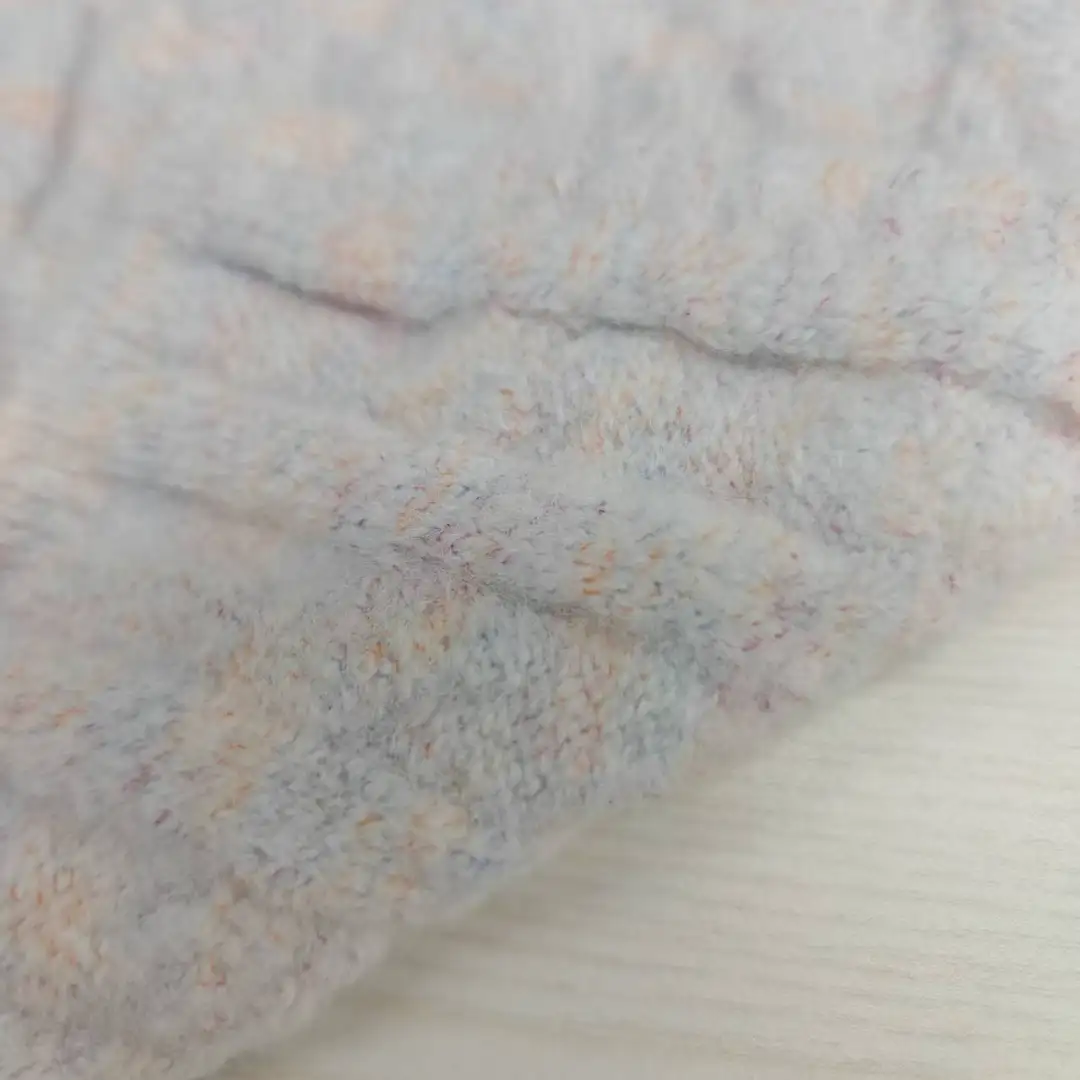 China Yarn for Open Cardigan (Sweater),Full-Zipper Cardigan (Sweater),Half-Zipper Cardigan (Sweater) Mossy Yarn Fancy Yarn Recycled Polyester Acrylic Wool Spandex pink color buy from China wholesaler bulk order at wholesale price free worldwide shipping Alibaba