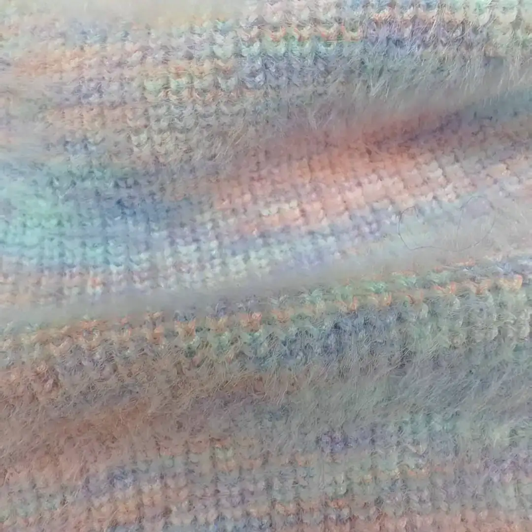 China Yarn for Open Cardigan (Sweater),Full-Zipper Cardigan (Sweater),Half-Zipper Cardigan (Sweater) Mossy Yarn Fancy Yarn Polyester pink color buy from China wholesaler bulk order at wholesale price free worldwide shipping Alibaba