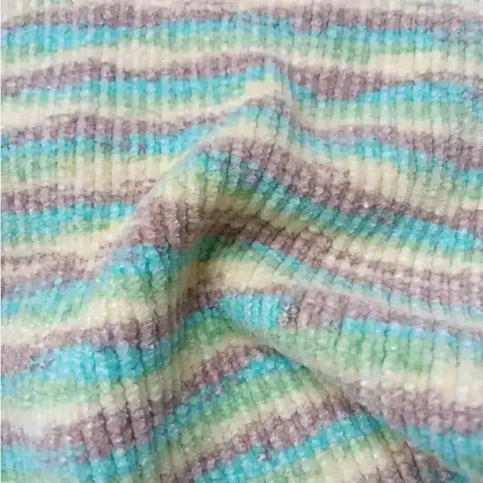 China Yarn for Ladies Vest (Sweater),Open Cardigan (Sweater),Knitted Jacket (Sweater),Round Neck Pullover (Sweater),Women's Pants (Sweater) Shiny Chenille Fancy Yarn Polyester Colorful color buy from China wholesaler bulk order at wholesale price free worldwide shipping Alibaba