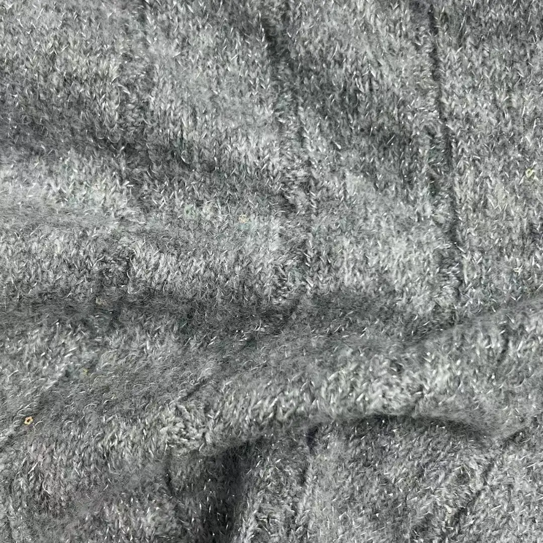 China Yarn for Open Cardigan (Sweater),Crew Neck Pullover (Sweater) Mossy Yarn Fancy Yarn Acrylic Recycled Polyester Spandex Polyester Wool Polyamide grey color buy from China wholesaler bulk order at wholesale price free worldwide shipping Alibaba