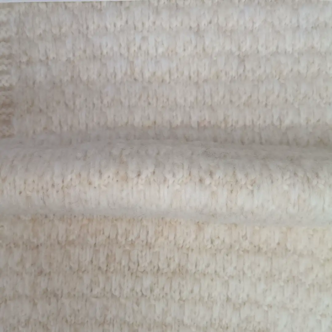 China Yarn for Open Cardigan (Sweater),Full-Zipper Cardigan (Sweater),Half-Zipper Cardigan (Sweater),Shirt Long Sleeve Button (Sweater) Air Spun Yarn Fancy Yarn Wool Polyester creamy white color buy from China wholesaler bulk order at wholesale price free worldwide shipping Alibaba