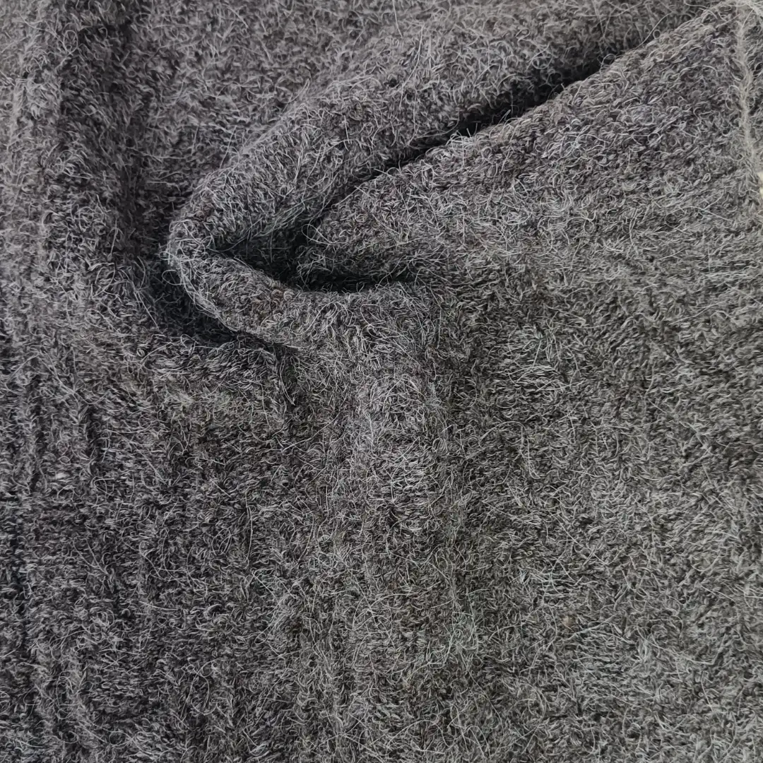 China Yarn for Ladies Vest (Sweater),Men’s Vest (Sweater),Open Cardigan (Sweater),Full-Zipper Cardigan (Sweater),Half-Zipper Cardigan (Sweater) Mossy Yarn Fancy Yarn Polyester Acrylic Wool Spandex Dark Gray color buy from China wholesaler bulk order at wholesale price free worldwide shipping Alibaba