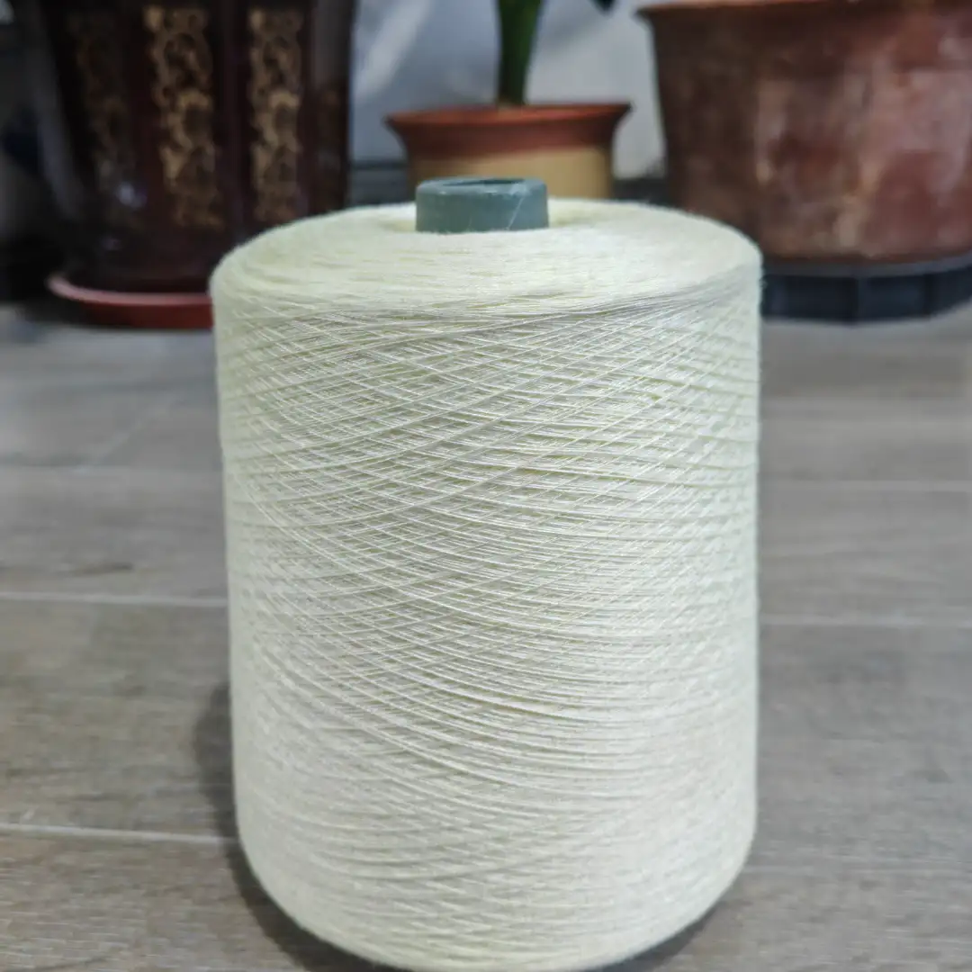 China Yarn for Full-Zipper Cardigan (Sweater),Half-Zipper Cardigan (Sweater),Shirt Long Sleeve Button (Sweater) Core Spun Yarn Regular Yarn Eco Vero cream-coloured color buy from China wholesaler bulk order at wholesale price free worldwide shipping Alibaba