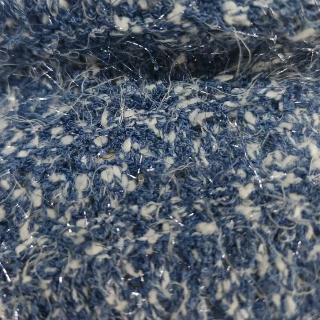 China Yarn for Open Cardigan (Sweater),Full-Zipper Cardigan (Sweater),Half-Zipper Cardigan (Sweater) Mossy Yarn Fancy Yarn Polyester Nylon Wool Spandex blue color buy from China wholesaler bulk order at wholesale price free worldwide shipping Alibaba