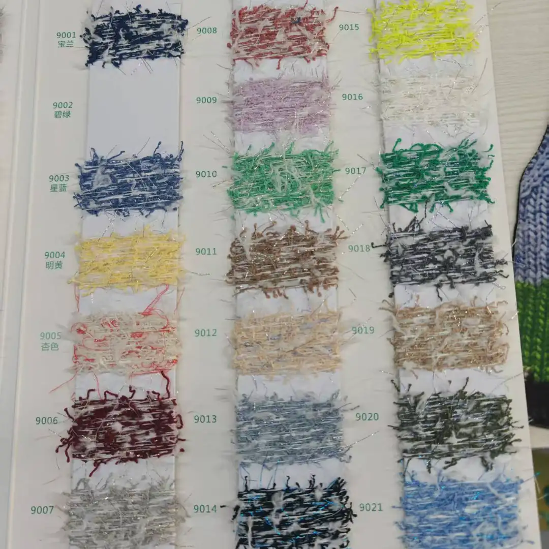 China Yarn for Open Cardigan (Sweater),Full-Zipper Cardigan (Sweater),Half-Zipper Cardigan (Sweater) Mossy Yarn Fancy Yarn Polyester Nylon Wool Spandex blue color buy from China wholesaler bulk order at wholesale price free worldwide shipping Alibaba