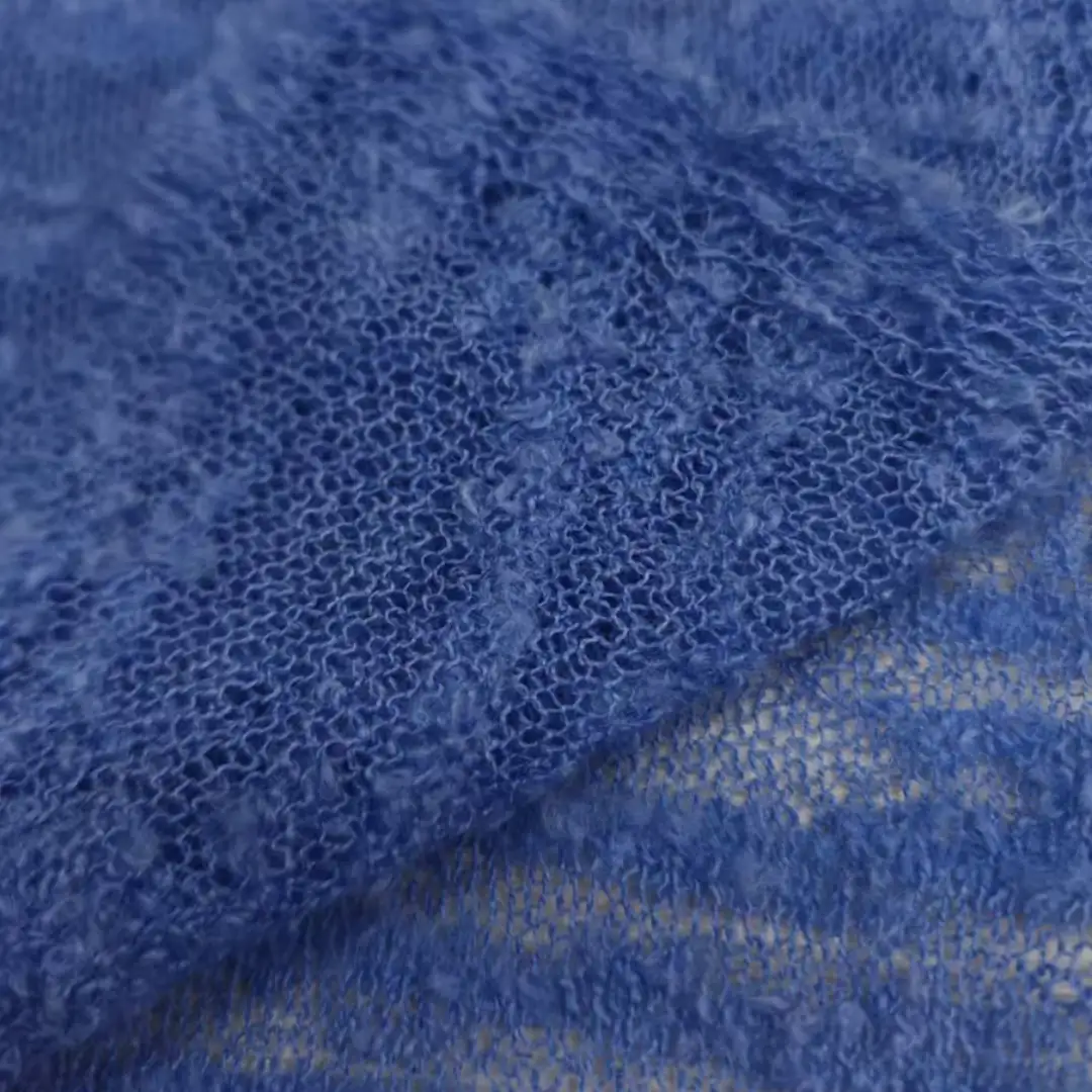 China Yarn for Full-Zipper Cardigan (Sweater),Half-Zipper Cardigan (Sweater),Shirt Long Sleeve Button (Sweater) Boucle Yarn Fancy Yarn Polyester Wool Recycled Polyester purple,blue color buy from China wholesaler bulk order at wholesale price free worldwide shipping Alibaba