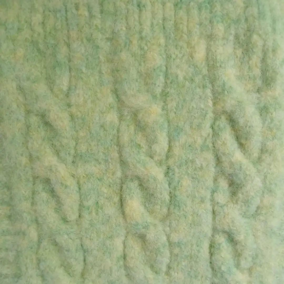 China Yarn for Ladies Vest (Sweater),Men’s Vest (Sweater),Round Neck Pullover (Sweater),Hoodie  (Sweater) Mossy Yarn Fancy Yarn Recycled Polyester Acrylic Wool Nylon Elastane Green+yellow color buy from China wholesaler bulk order at wholesale price free worldwide shipping Alibaba