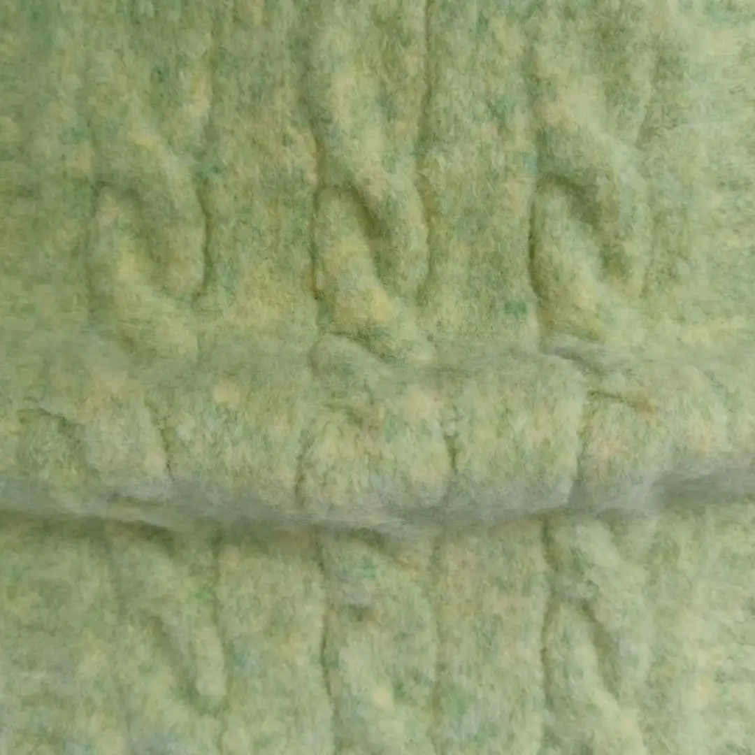 China Yarn for Ladies Vest (Sweater),Men’s Vest (Sweater),Round Neck Pullover (Sweater),Hoodie  (Sweater) Mossy Yarn Fancy Yarn Recycled Polyester Acrylic Wool Nylon Elastane Green+yellow color buy from China wholesaler bulk order at wholesale price free worldwide shipping Alibaba